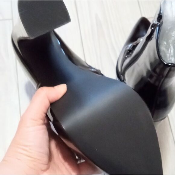 (W-4455) Covibesco Platform Ankle Boots For Women Chunky Heel Zippe Sz 38 (7.5) - Picture 9 of 17